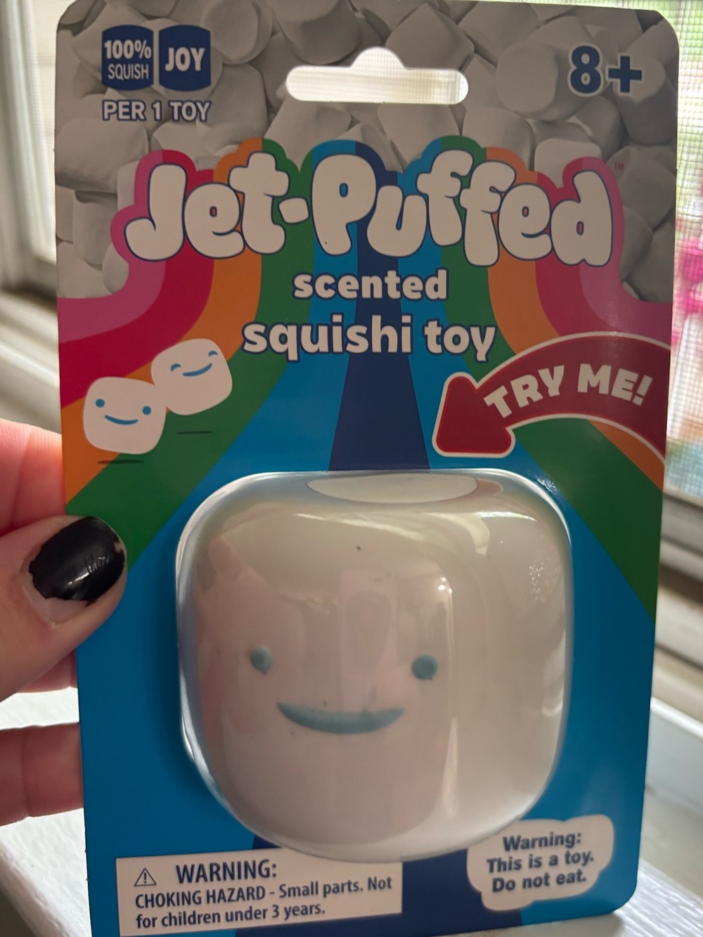 Jet Puffed Scented Squishy Toy - White Marshmallow Plush Squishy